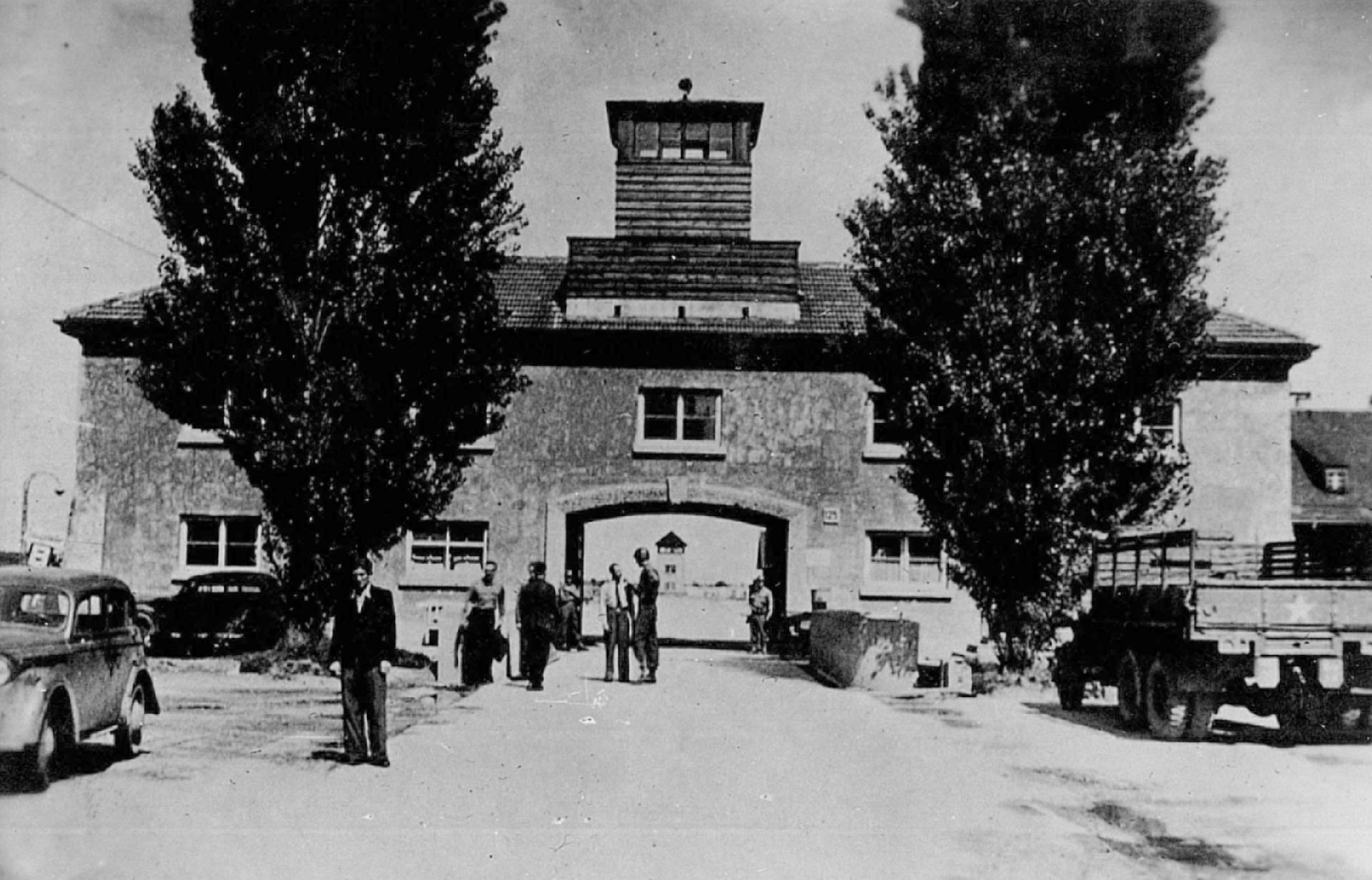 Entrance of Dachau concentration camp