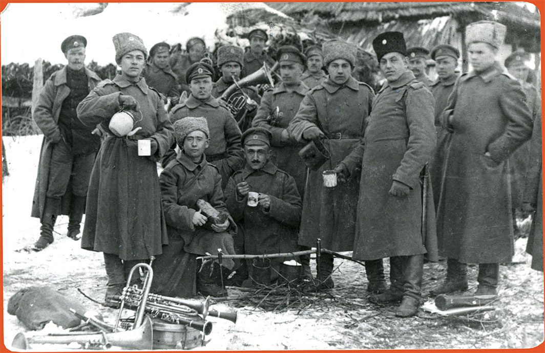 Photographs of soldiers in the Tsarist Army